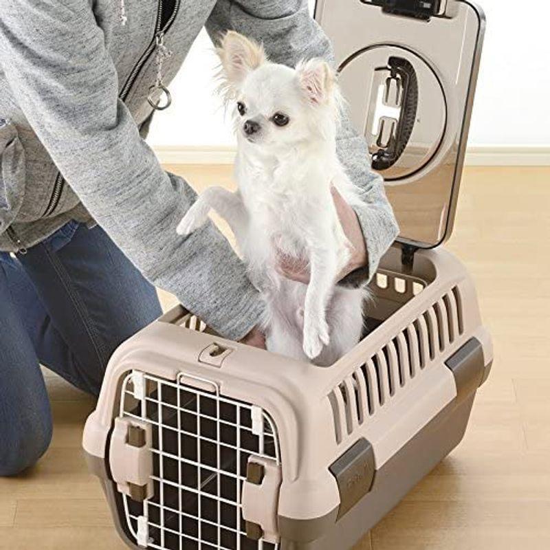 【送料無料】リッチェル キャンピングキャリーダブルドア 超小型犬?猫用 ダークブラウン Sサイズ_9