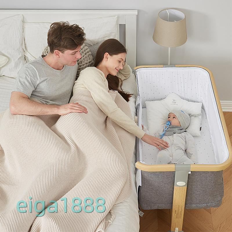 最新モデル 添い寝 ベビーベッド ミニ 持ち運び 折りたたみ 新生児 0ヶ