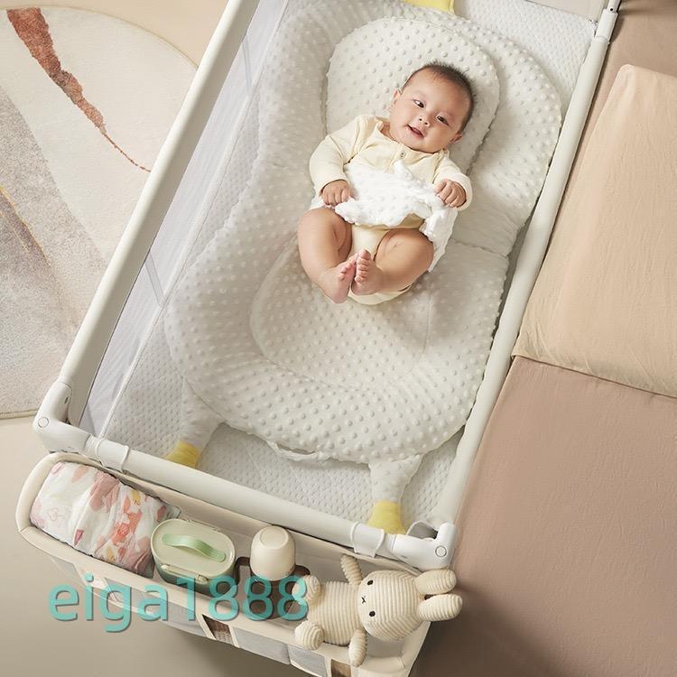 [2025新モデル] 折りたたみ 添い寝 ゆりかご プレイヤード 0-5歳向け 新生児用 持ち運び 全 赤ちゃん マットレス 出産祝い_2