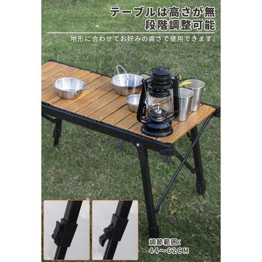 組立不要IGTテーブル 折り畳み 収納袋付き アウトドアテーブル