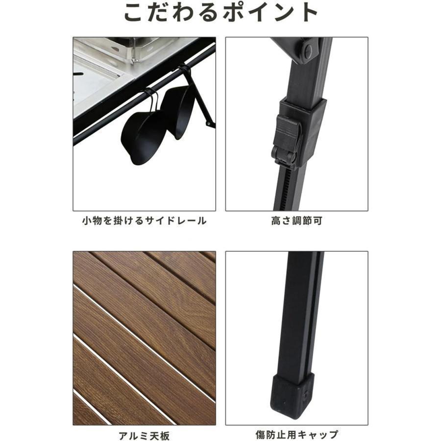 組立不要IGTテーブル 折り畳み 収納袋付き アウトドアテーブル