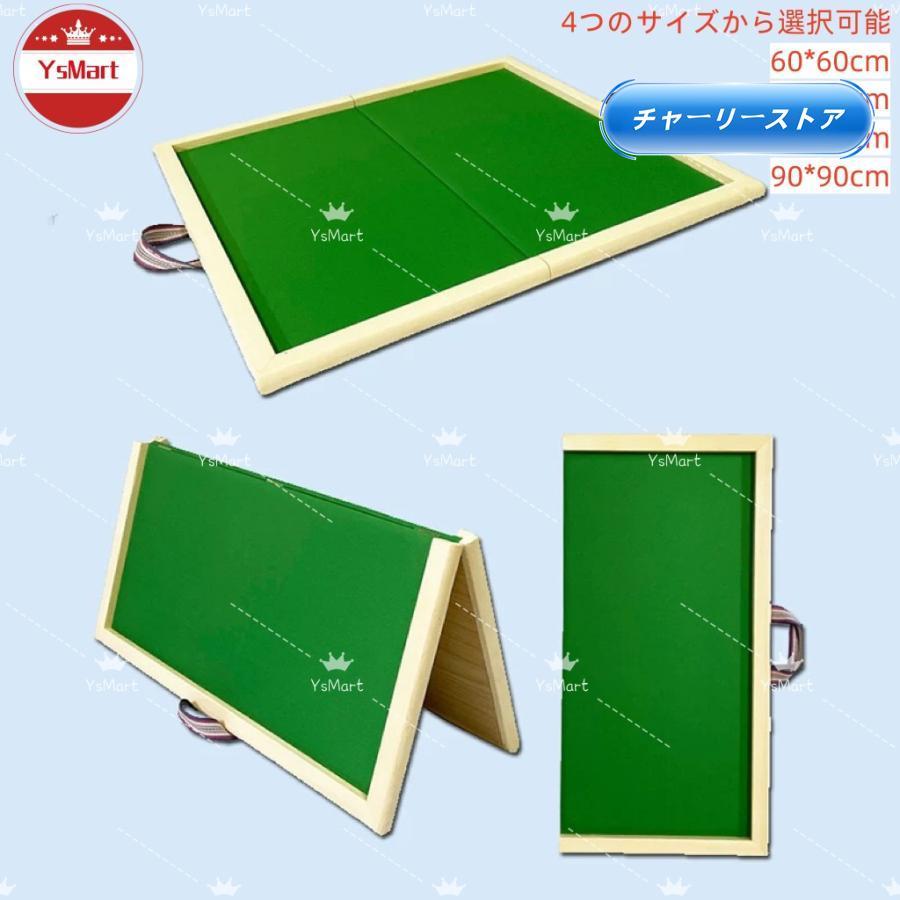 麻雀卓 緑色 回転式 木製 標準サイズ ジャンク 麻雀卓 折りたたみ 木 60cm 90cm 大きいサイズ 手打ち 家庭用 簡単