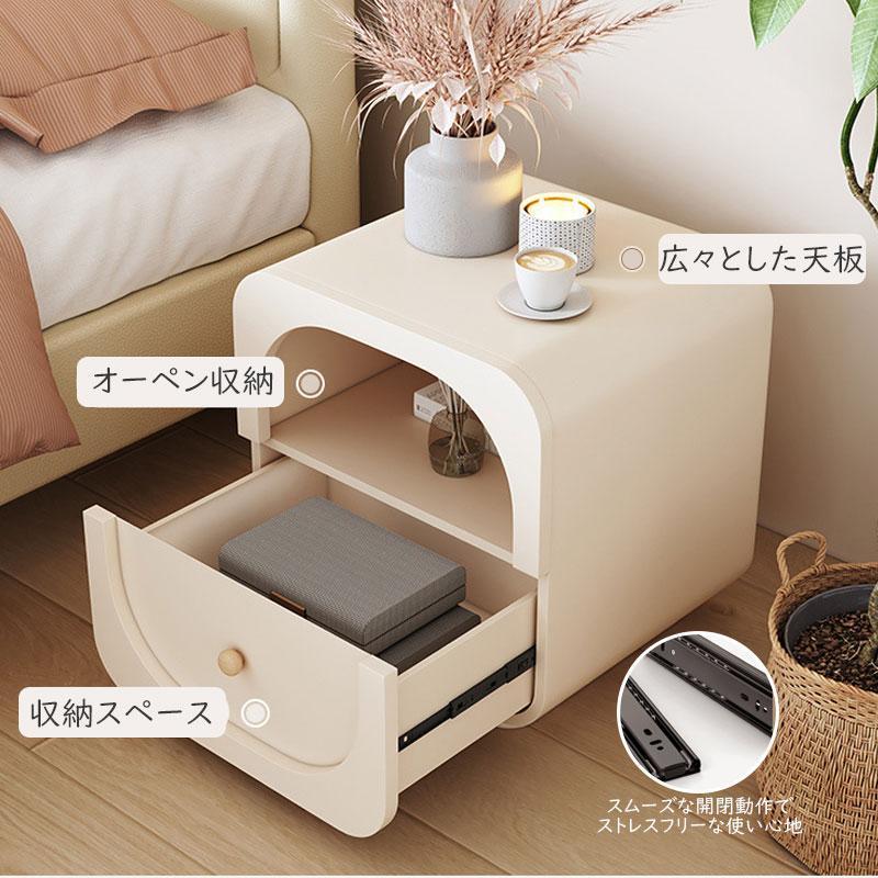 サイドテーブル ディスプレイテーブル 引き出しタイプ 完成品 オープン