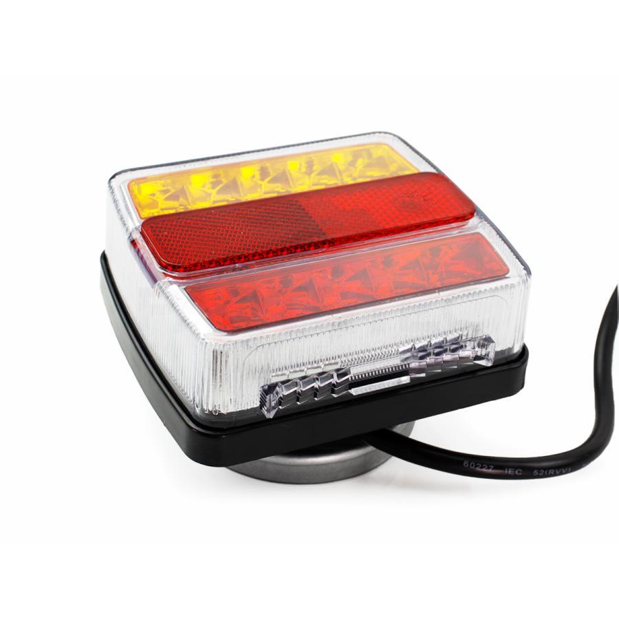 12V 汎用 トレーラー ヒッチメンバー テールランプ 左右 セット