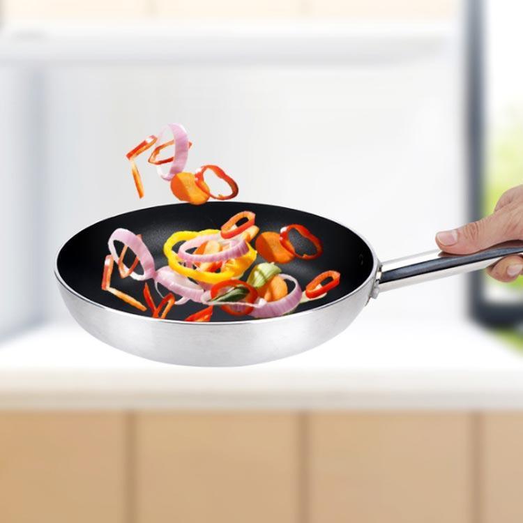 アルミ フライパン ステンレスハンドル 26cm 28cm 30cm 32cm IH対応