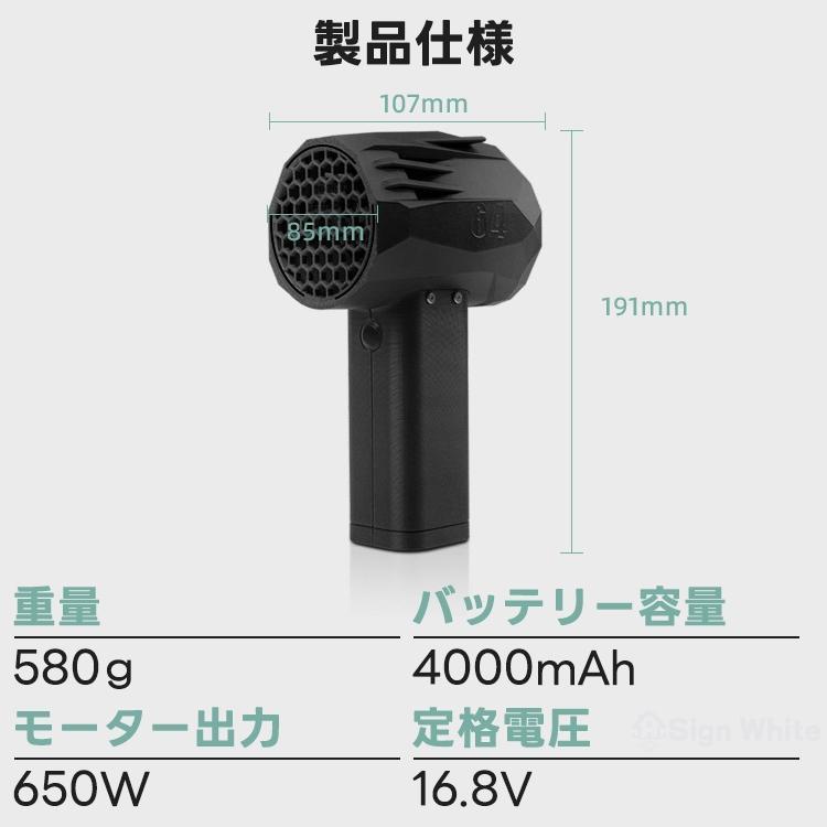 ブロワー x64 ミニ 洗車 最強 強力 除雪ブロワー 1台多役 充電式 超