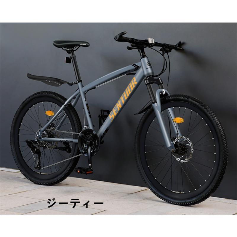 自転車 バイク マウンテンバイク 太いタイヤ 21 24 27 30段変速 24
