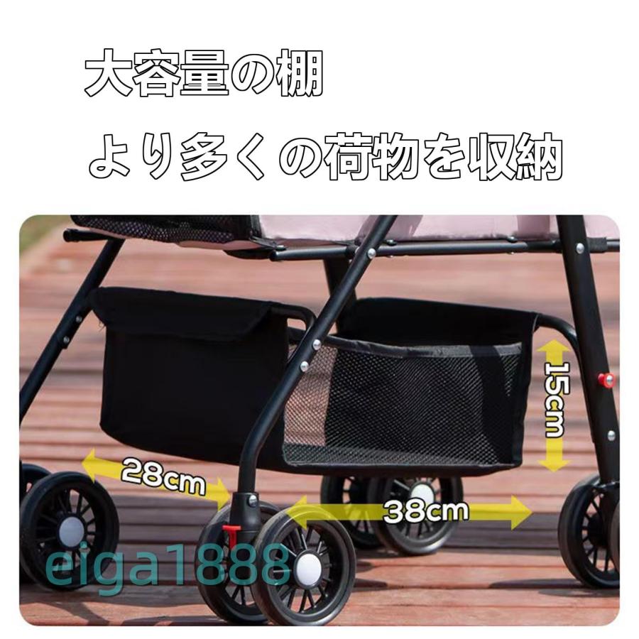ペットカート 分離型 エアバギー 犬・猫用 組立簡単 ワンタッチ