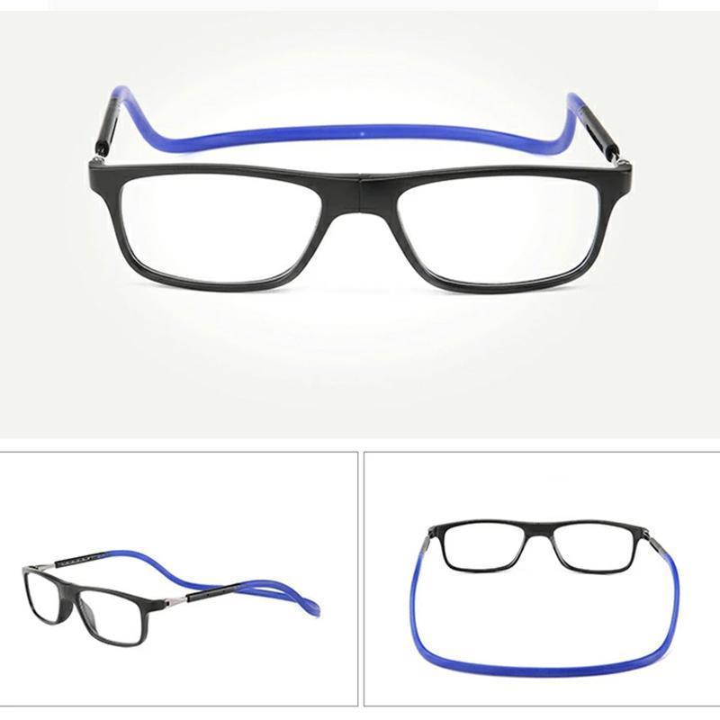 紛失防止老眼鏡 強力マグ スマート 首掛け式老眼鏡 超軽量 シリカゲル