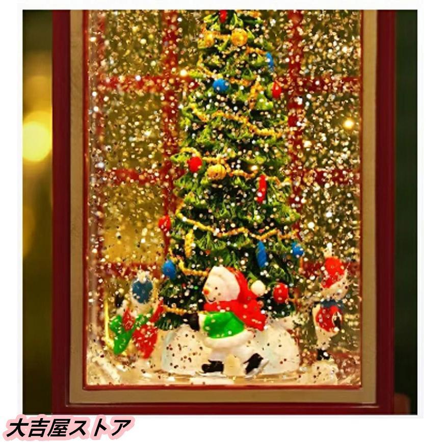スノードーム クリスマスオルゴール メリーゴーランドオルゴール