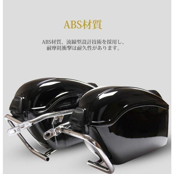 バイク用 サイドハード 左右セット/型崩れしない サイドバック ハードタイプ サイドボックス バイクボックス K8-01 生活用品 インテリア 雑貨 バイク用品_1