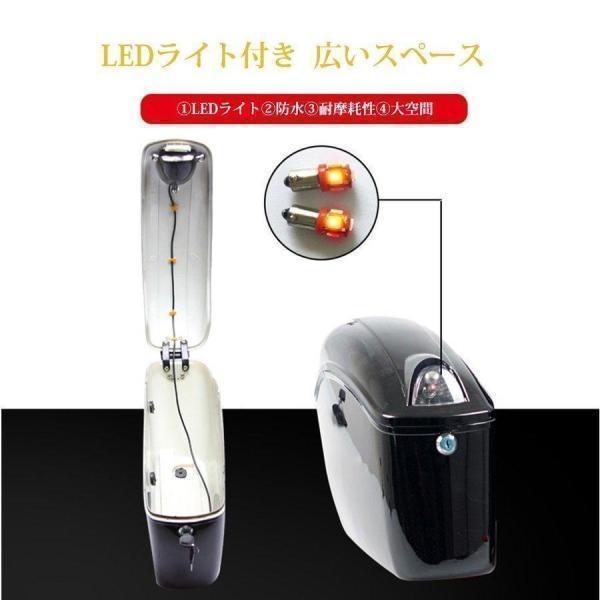 バイク用 サイドハード 左右セット/型崩れしない サイドバック ハードタイプ サイドボックス バイクボックス K8-01 生活用品 インテリア 雑貨 バイク用品_2
