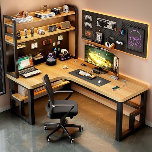 パソコンデスク 勉強机 ゲーミングデスク 幅120-180cm 学習デスク 無垢