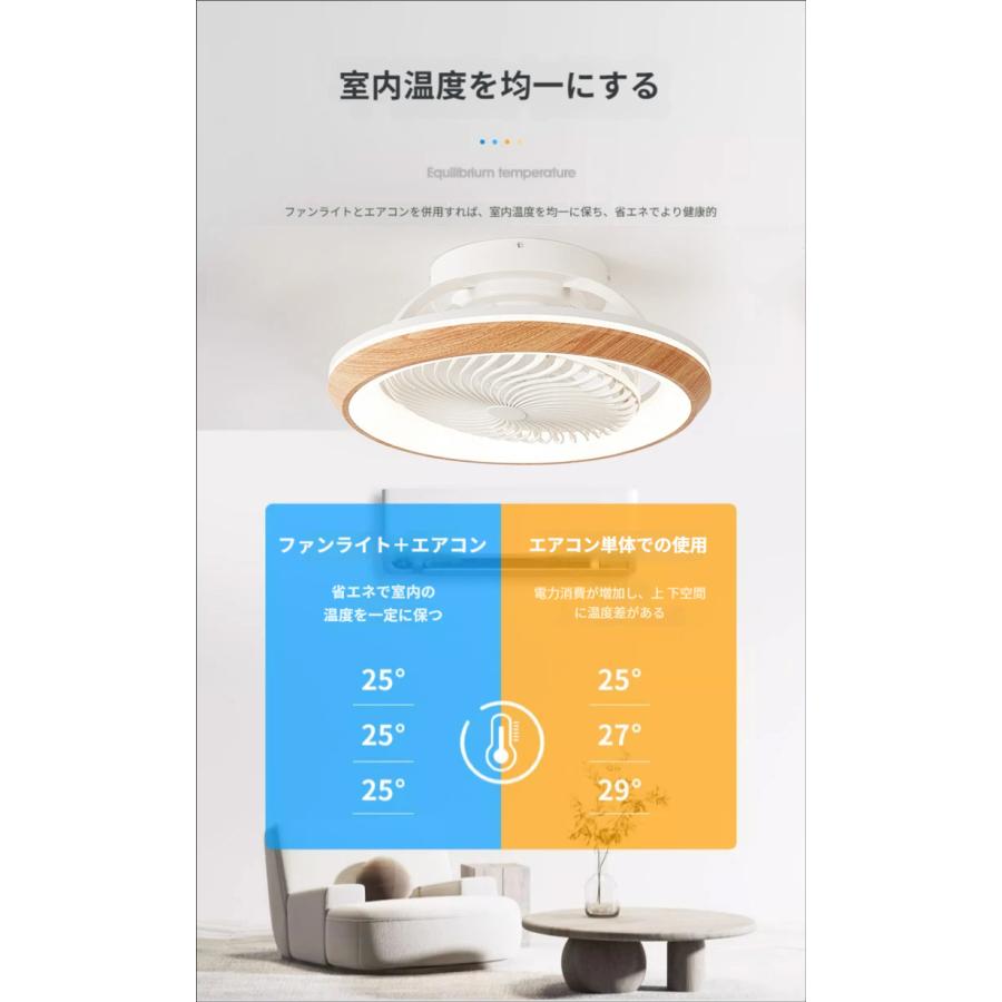シーリングファンライト 首振り led DCモーター ~10畳 シーリング