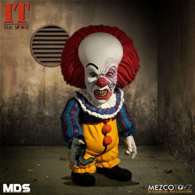 MEZCO IT イット ペニーワイズ 6インチ アクションフィギュア デザイナーシリーズ/ IT イット： ペニーワイズ 6インチ