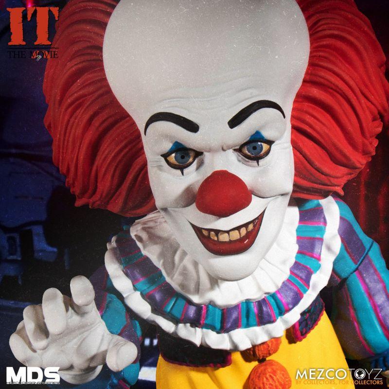 MEZCO IT イット ペニーワイズ 6インチ アクションフィギュア デザイナーシリーズ/IT イット： ペニーワイズ 6インチ