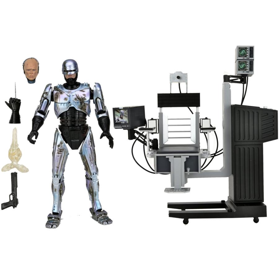 ネカ 『ロボコップ』 7インチ アクションフィギュア アルティメット バトルダメージ ロボコップ アレックス・マーフィ withドッキングステーション | 