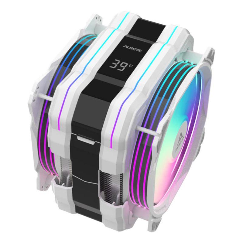 ALSEYE M120DPlus CPUクーラー、温度表示空冷CPUクーラー、には
