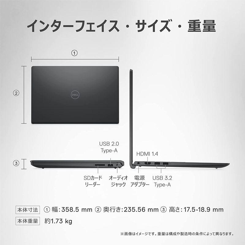 Dell Inspiron 15 3511 ノートパソコン NI355A-BWLB ブラック(Intel