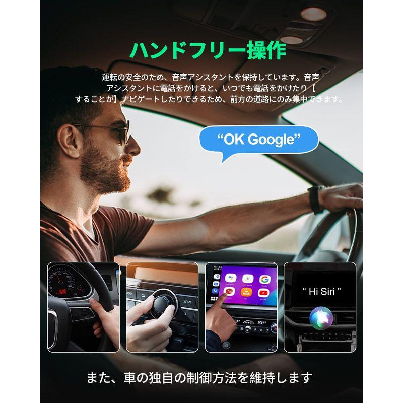 CarlinKit V3 CarPlay AI Box ワイヤレス CarPlay Android Autoアダプター カーオーディオ An - 6