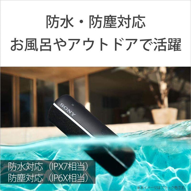 ソニー ワイヤレスポータブルスピーカー SRS-XB22 : 防水 / 防塵 / 防錆 / Bluetooth / 重低音モデル / マイク SRS XB22 ワイヤレスポータブルスピーカー 防水 防塵 防錆 Bluetooth 重低音モデル 商品情報 マイク付き/