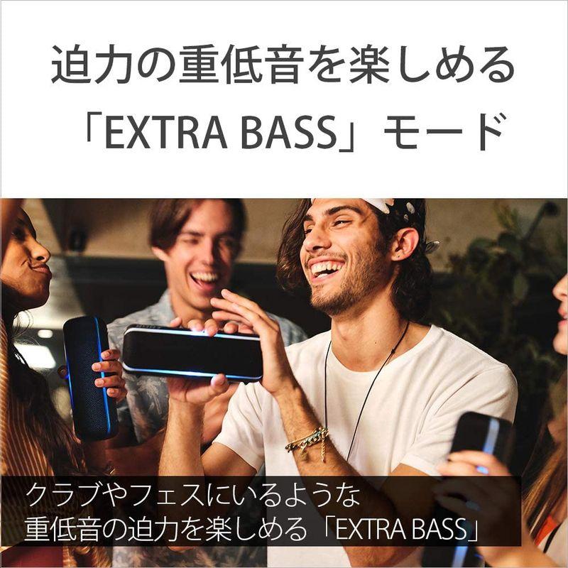 ソニー ワイヤレスポータブルスピーカー SRS-XB22 : 防水 / 防塵 / 防錆 / Bluetooth / 重低音モデル / マイク SRS XB22 ワイヤレスポータブルスピーカー 防水 防塵 防錆 Bluetooth 重低音モデル 商品情報 マイク付き/