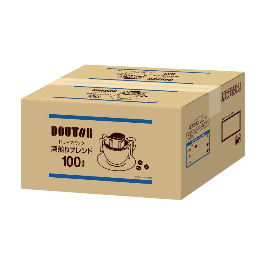 ドトールコーヒー ドリップパック 深煎りブレンド 100杯分 : eight cat