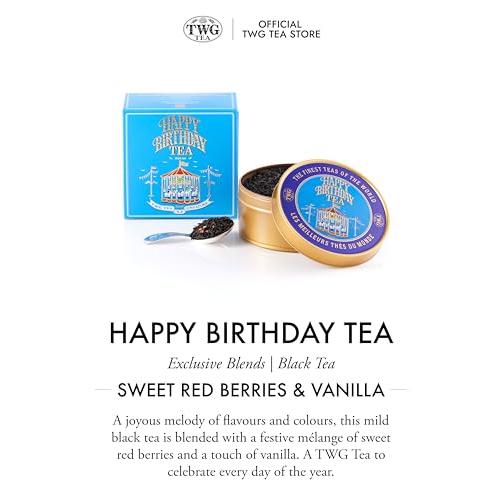 TWG Tea】Happy Birthday Tea｜缶入り茶葉100g｜お祝いにぴったりの