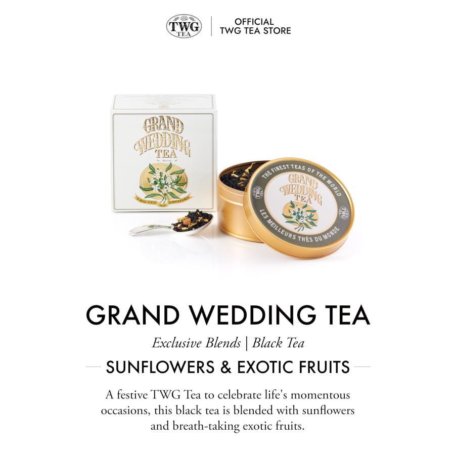 TWG Tea】Grand Wedding Tea グランドウェディングティー 茶葉100g 缶