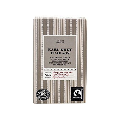 マークス&スペンサー Earl Grey 50個入り　アールグレイ　4個セット Marks & Spencer (マークス＆スペンサー)) アールグレイティーバッグ