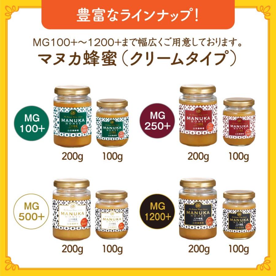 山田養蜂場 マヌカ蜂蜜 MG1200+ (クリームタイプ) 100g [ はちみつ