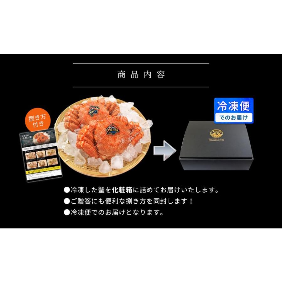 毛ガニ 姿 ボイル 2尾 約1kg（約500g×2杯） (ギフト梱包