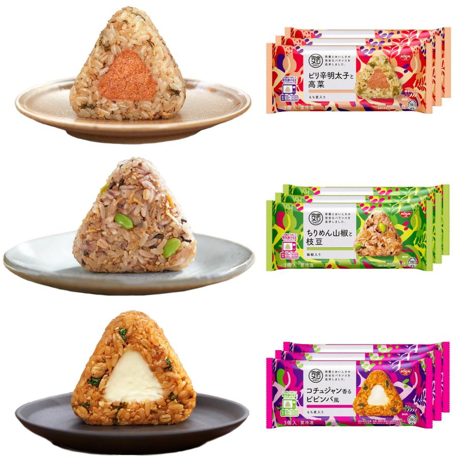 冷凍 完全メシ DELI おにぎり】日清食品 ピリ辛おにぎりセット ピリ辛