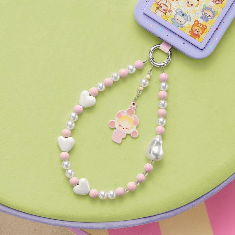 POPMART POPBEAN パジャマパーティーモバイルフォンチェーン POP BEAN Pajama Party mobile phone chain - POP MART (United