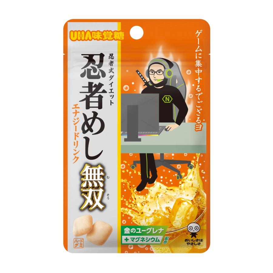 UHA味覚糖 [公式] 忍者めし無双 エナジードリンク 10袋セット : eight