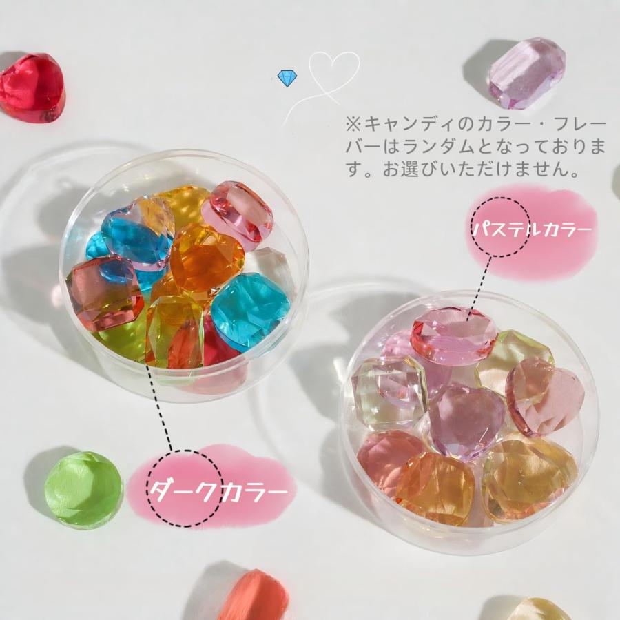 宝石飴 フルーツキャンディ 箱入り 個包装 ASMR飴 パリパリ食感 美味し