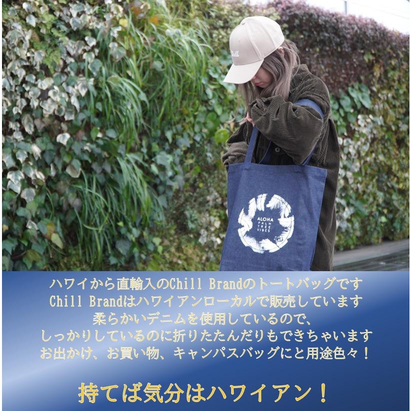 トートバッグ エコバッグ メンズ レディース デニム 帆布 ブランド 大きめ おしゃれ インポートブランド Chill Brand チルブランド ChillBrandの画像