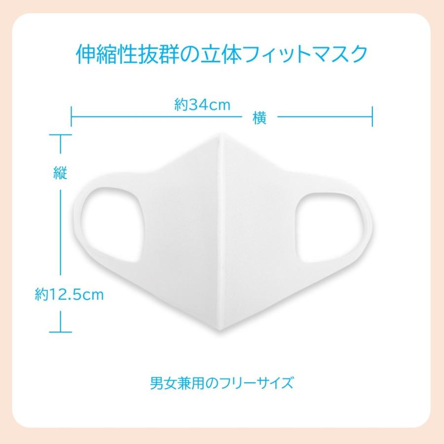 マスク 日本製 洗える 送料無料 抗菌 防臭 バイオライナー 抗菌性試験済 物性試験済 SEK 2枚組｜eight-shop｜03