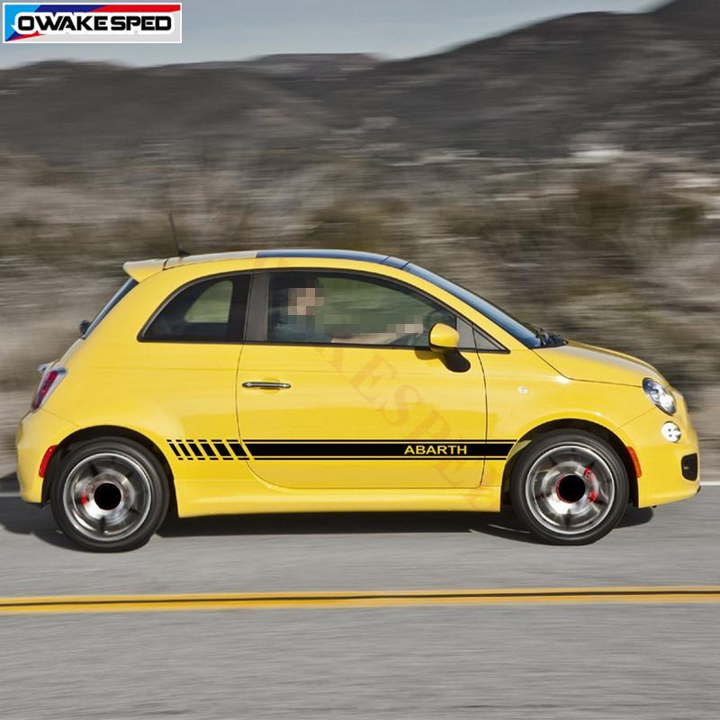 ステッカー デカール 車 ABARTH アバルト サイド ストライプ フィアット 500｜eight-sto｜09