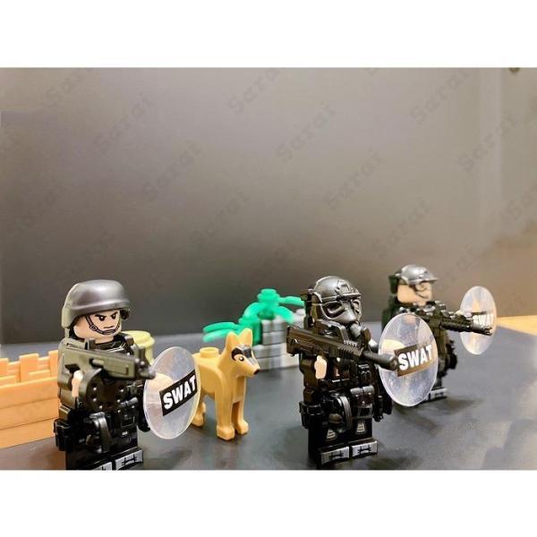 LEGO レゴ 互換 ブロック SWAT 警察 特殊部隊 アンチテロ部隊 6体 