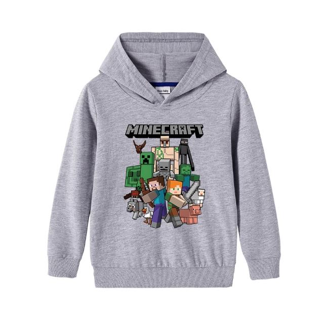 新品 パーカー フード付き 男女兼用 子供 こども MINECRAFT マイン 