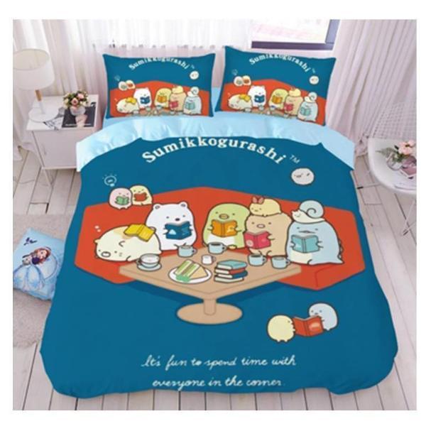 すみっコぐらし 布団カバー 3点セット シーツ 寝具カバー すみっコぐらし 布団カバー 3点セット シーツ 寝具カバー