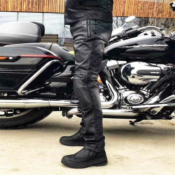 本革パンツ 本革バイクパンツ レザーパンツ 牛革 デニム 本革パンツ 本革バイクパンツ レザーパンツ 牛革 デニム