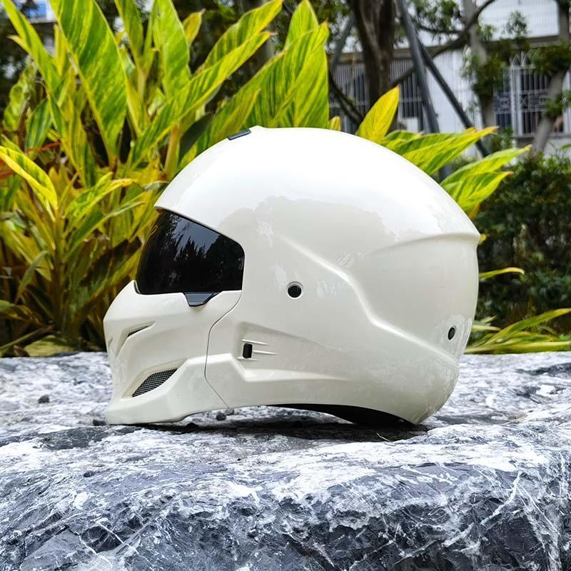 公道使用不可 装飾用フルフェース バイクヘルメット レトロフル