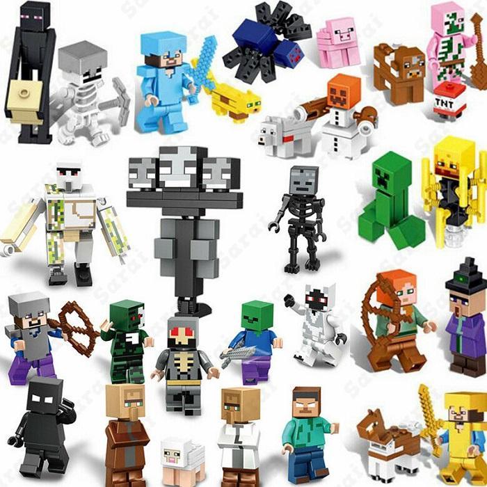 LEGO レゴ マインクラフト マイクラ 風 ブロック 互換 ミニフィグ 29体 