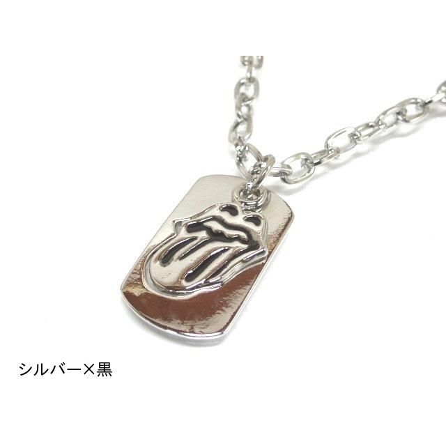 ネックレス ベロ出し 舌 シルバー 赤 黒 Rock ストーンズ Stones ネックレス ベロ出し 舌 シルバー 赤 黒 Rock ストーンズ Stones