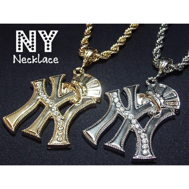 ネックレス ニューヨーク NY New York ヒップホップ ゴールド シルバー