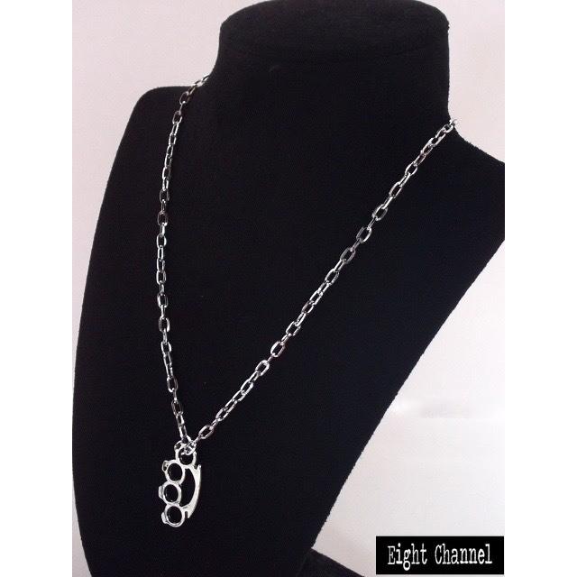 ネックレス ナックル メリケンサック シルバー ピストルズ ROCK ロック