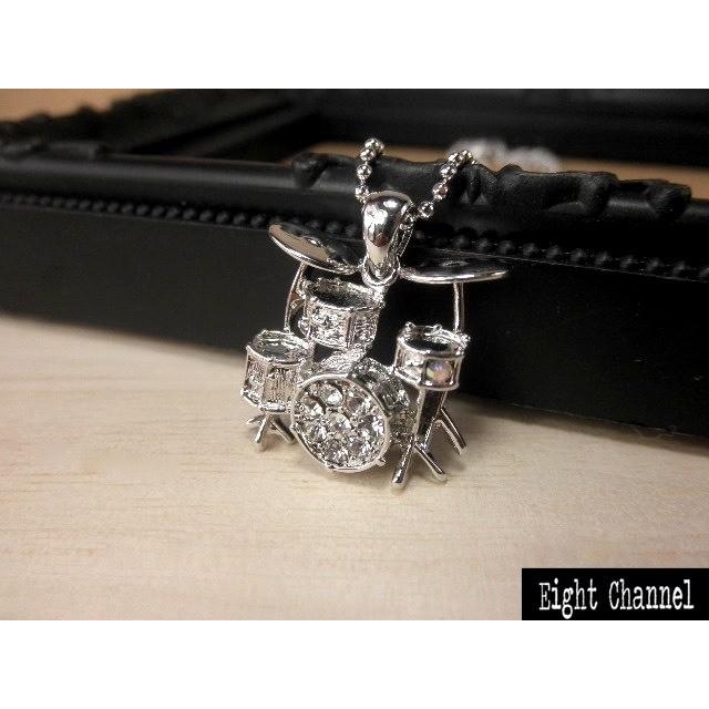 ネックレス ドラム ドラマー シルバー ゴールド 音楽 music Rock