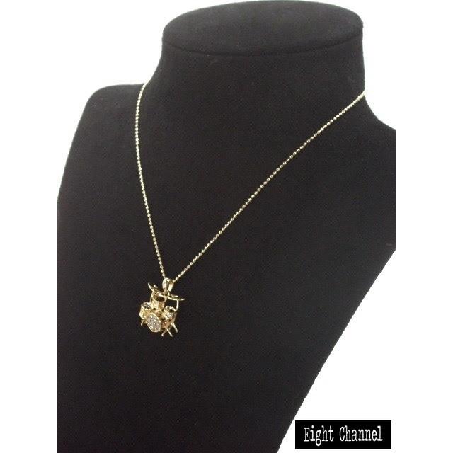 ネックレス ドラム ドラマー シルバー ゴールド 音楽 music Rock